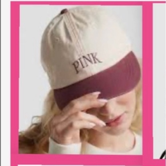 HATS 🧢🎄Pink Victoria Secret Baseball Cap with Adjustable Strap. Pick your Number - Picture 2 of 9